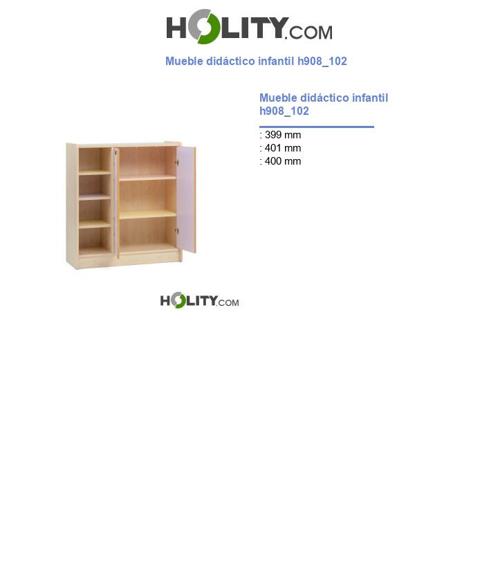 Mueble didáctico infantil h908_102