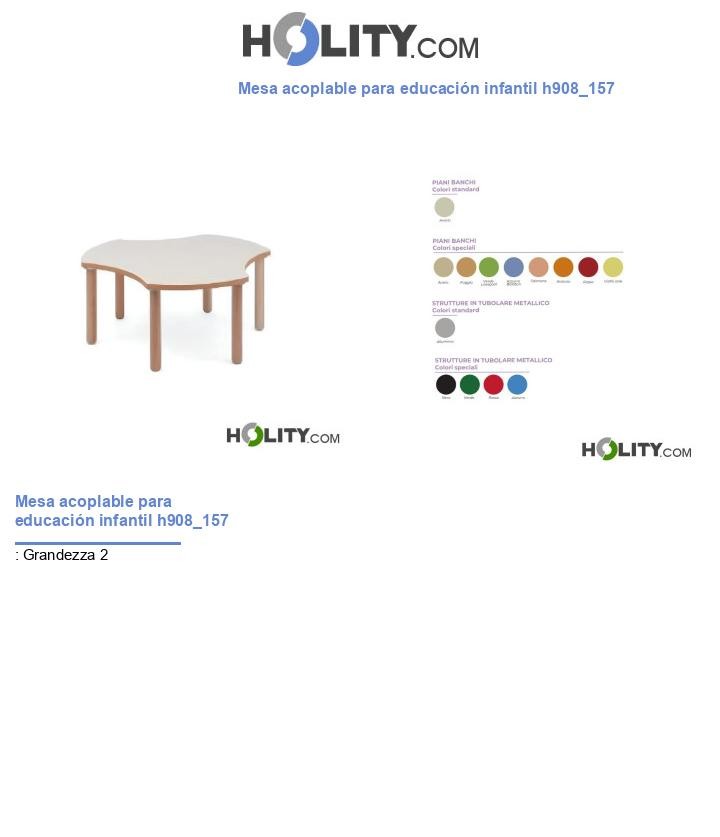 Mesa acoplable para educación infantil h908_157