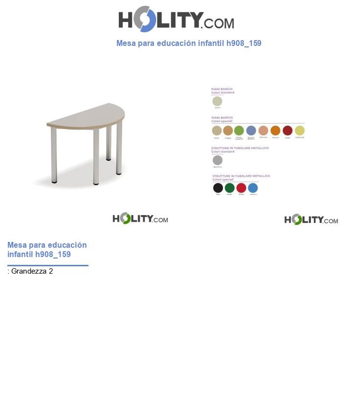 Mesa para educación infantil h908_159