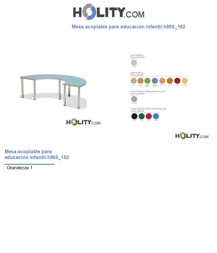 Mesa acoplable para educación infantil h908_162