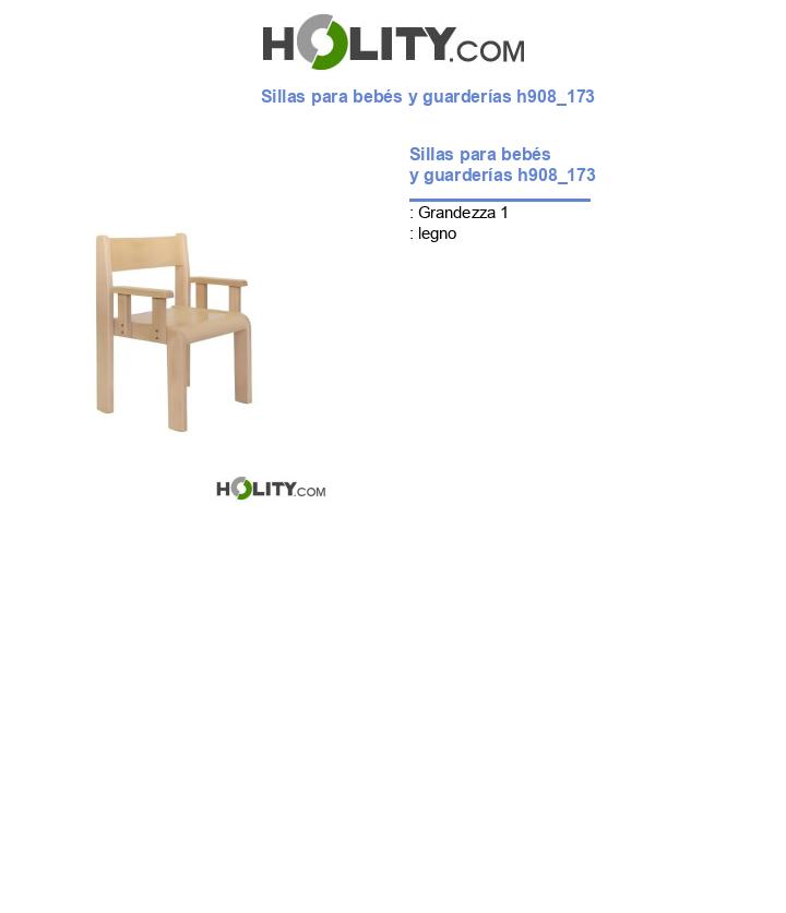 Sillas para bebés y guarderías h908_173
