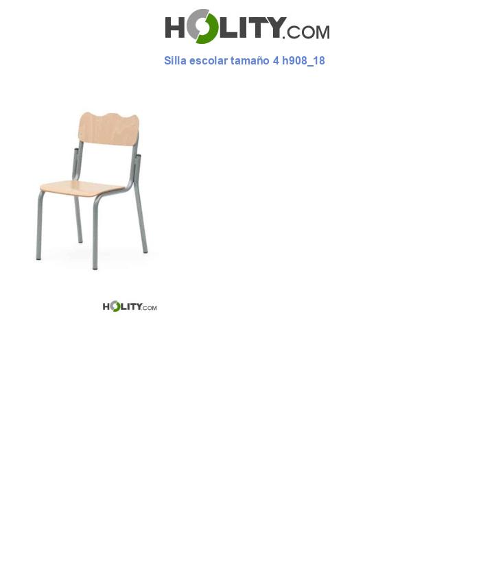 Silla escolar tamaño 4 h908_18