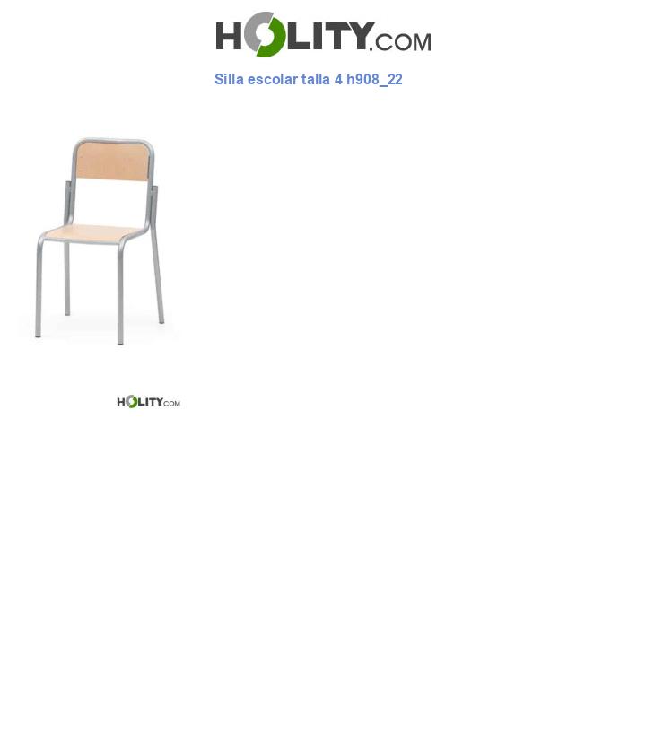Silla escolar talla 4 h908_22