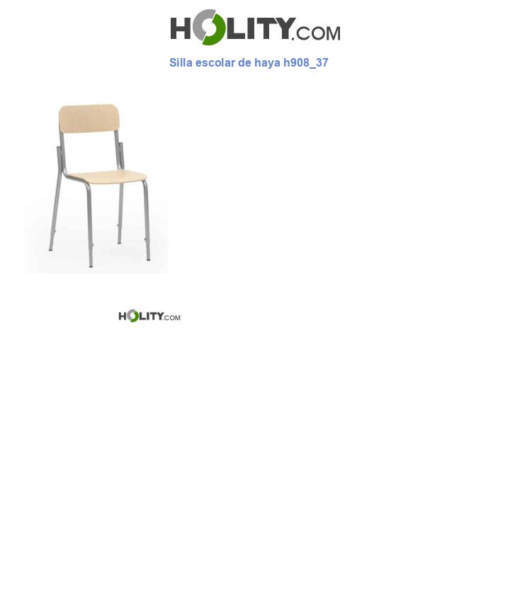 Silla escolar de haya h908_37