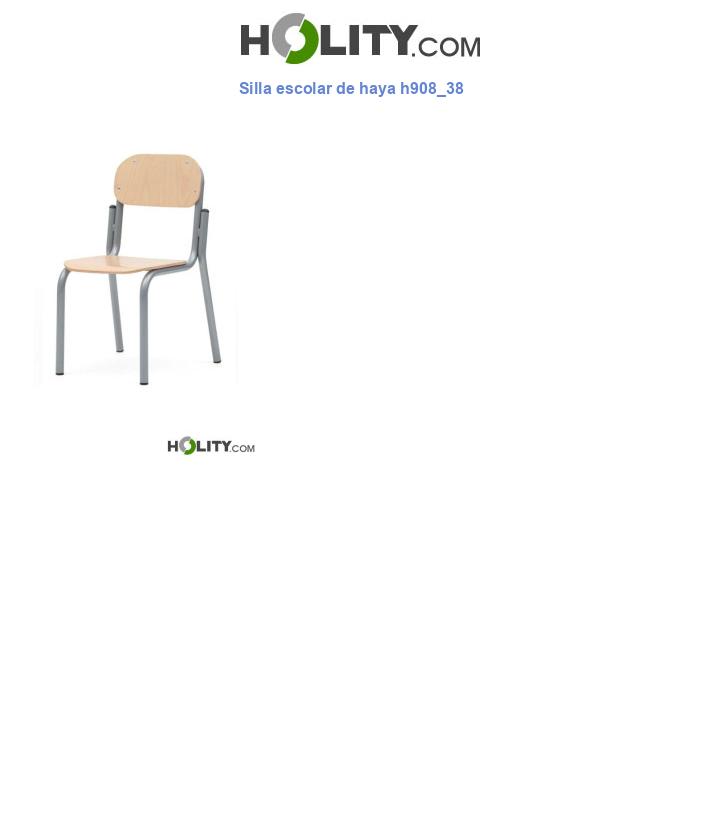 Silla escolar de haya h908_38