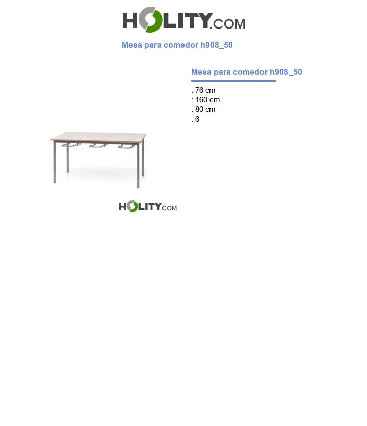Mesa para comedor h908_50
