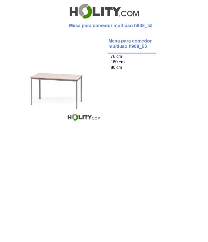 Mesa para comedor multiuso h908_53
