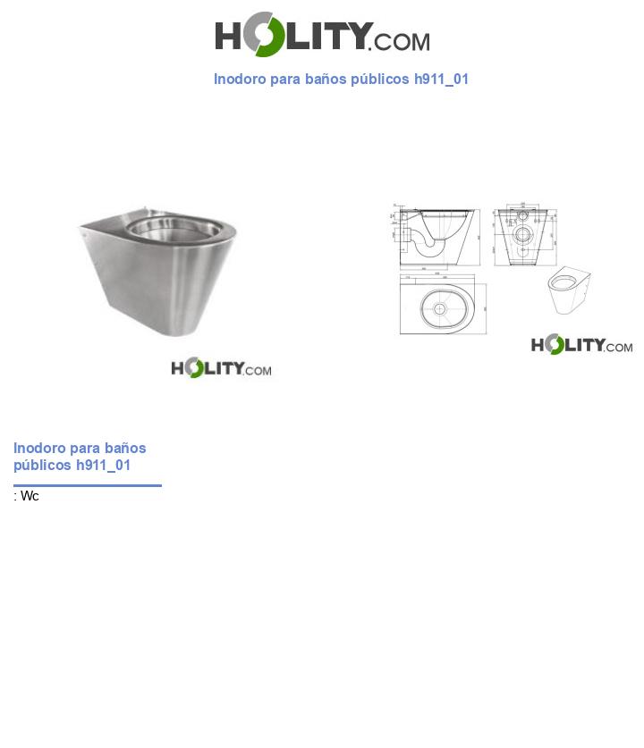 Inodoro para baños públicos h911_01