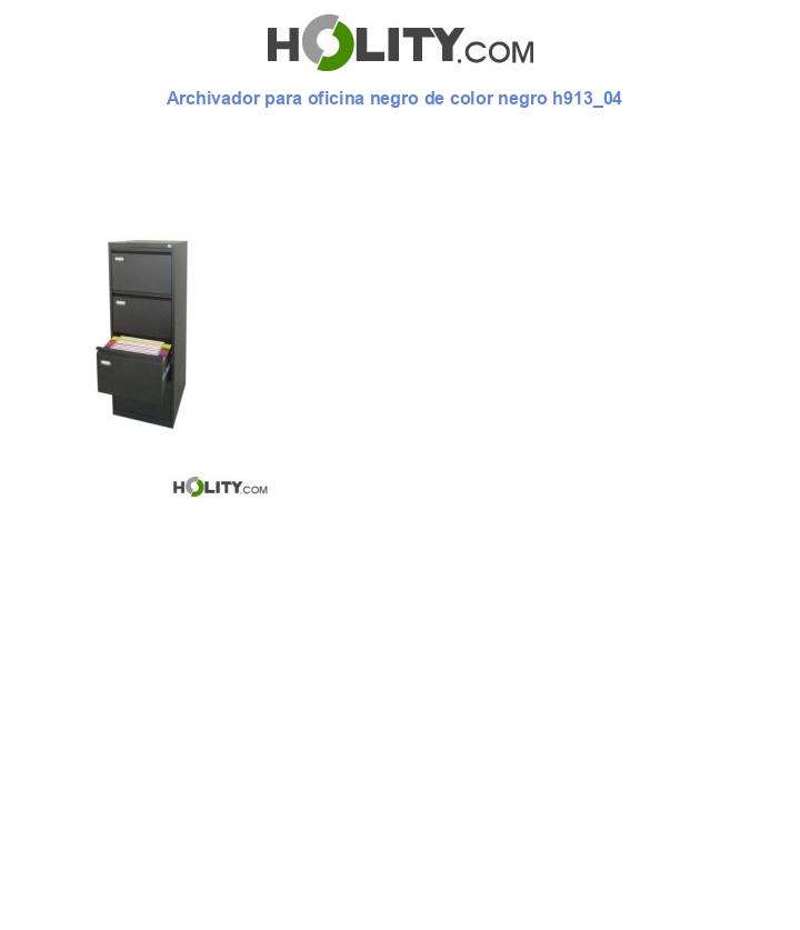 Archivador para oficina negro de color negro h913_04