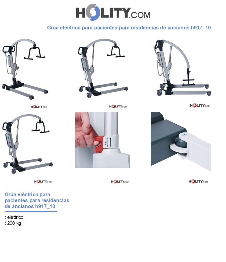 Grúa eléctrica para pacientes para residencias de ancianos h917_10