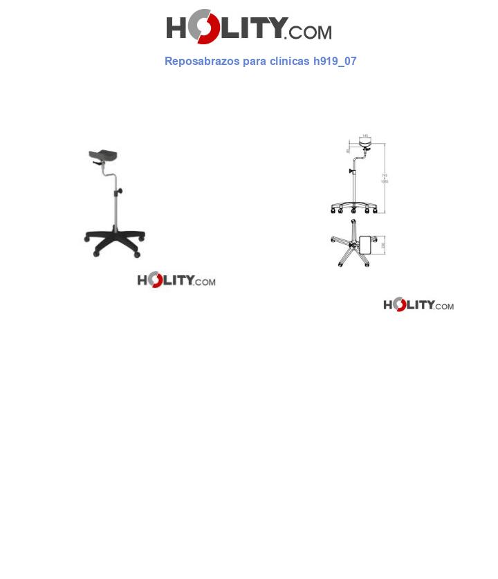 Reposabrazos para clínicas h919_07