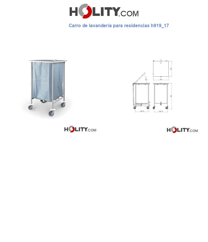 Carro de lavandería para residencias h919_17