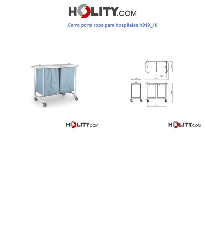 Carro porta ropa para hospitales h919_18