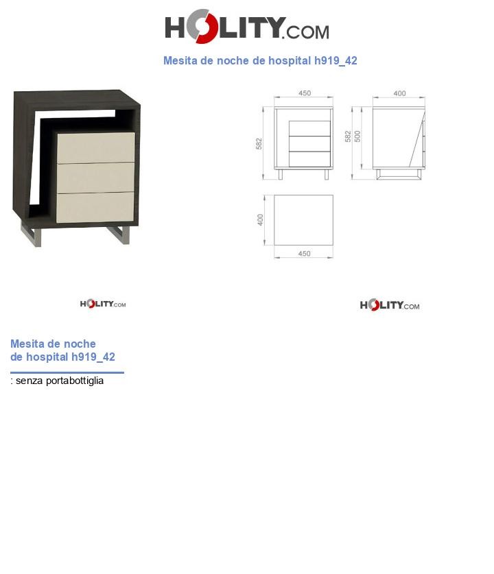 Mesita de noche de hospital h919_42