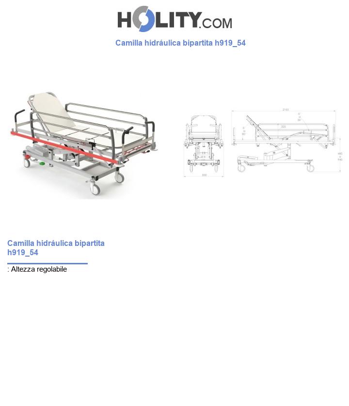 Camilla hidráulica bipartita h919_54
