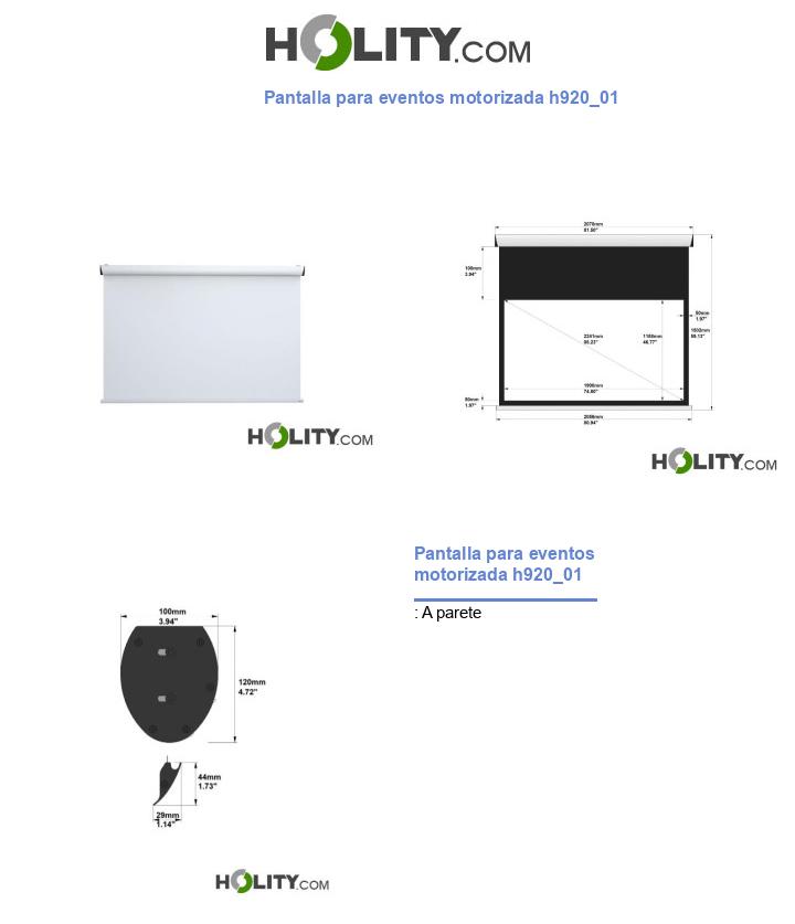 Pantalla para eventos motorizada h920_01