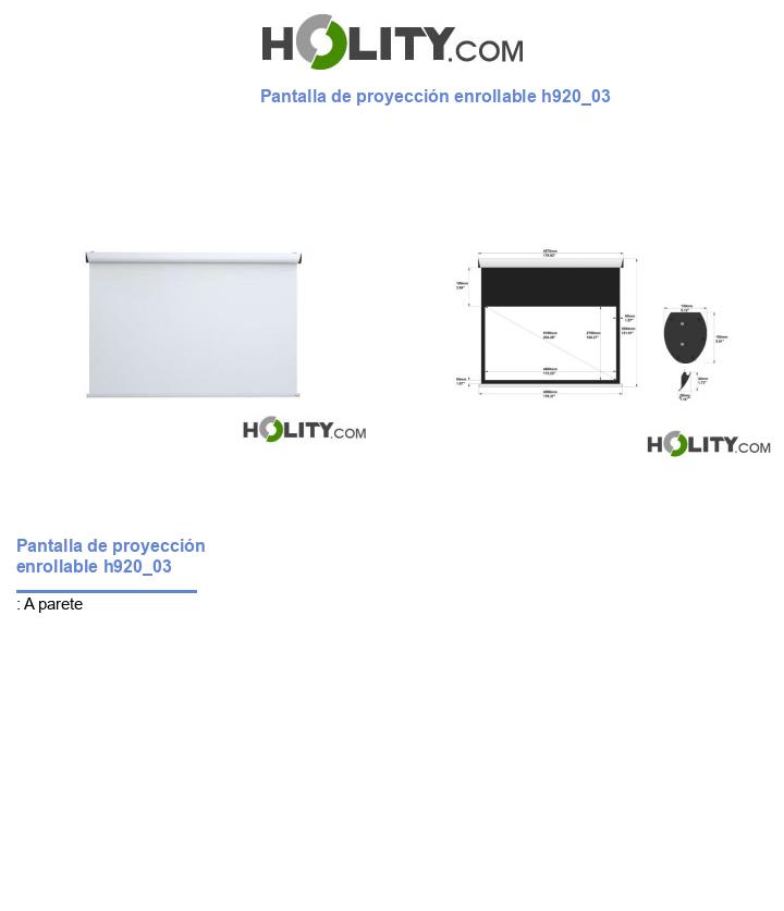 Pantalla de proyección enrollable h920_03