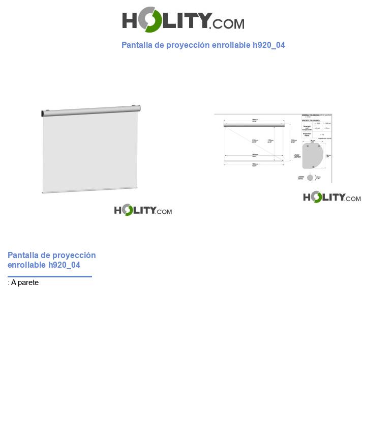 Pantalla de proyección enrollable h920_04