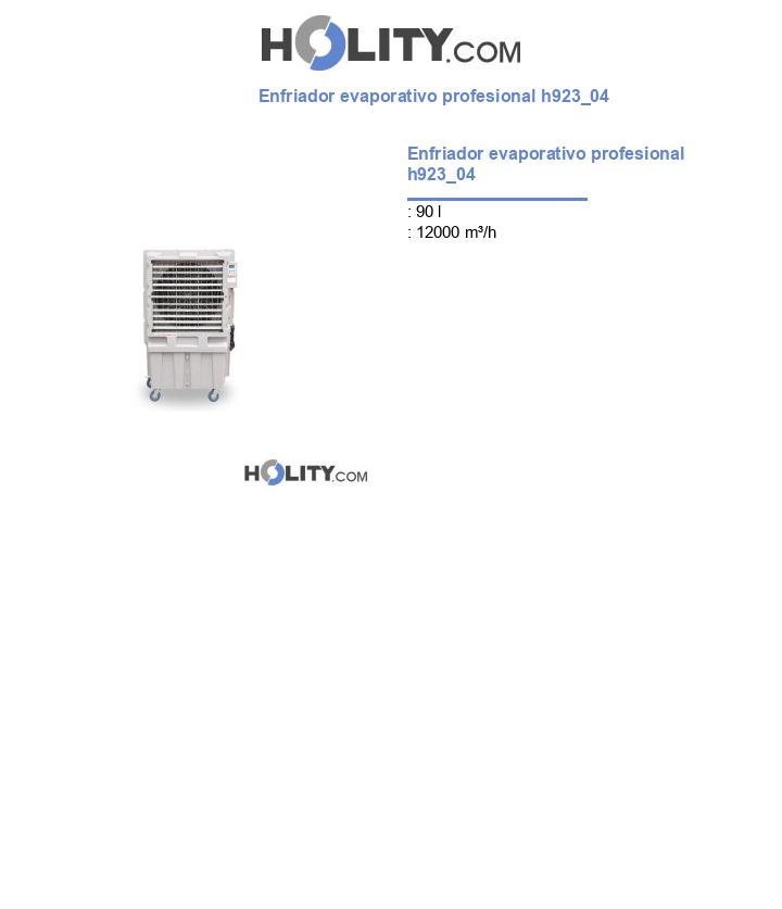 Enfriador evaporativo profesional h923_04