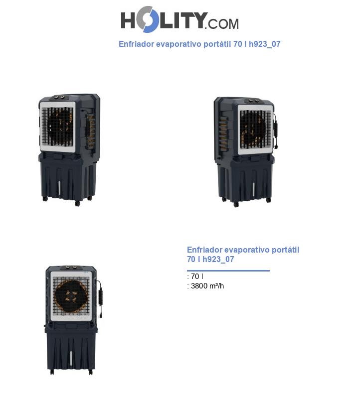 Enfriador evaporativo portátil 70 l h923_07