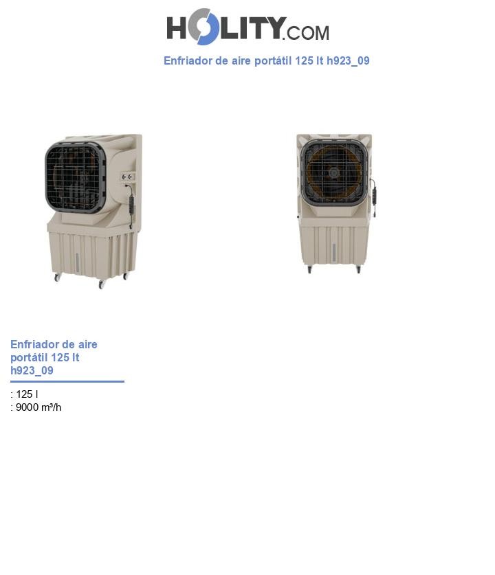 Enfriador de aire portátil 125 lt h923_09
