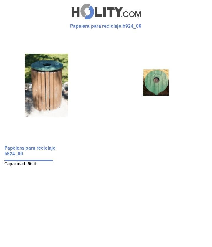 Papelera para reciclaje h924_06