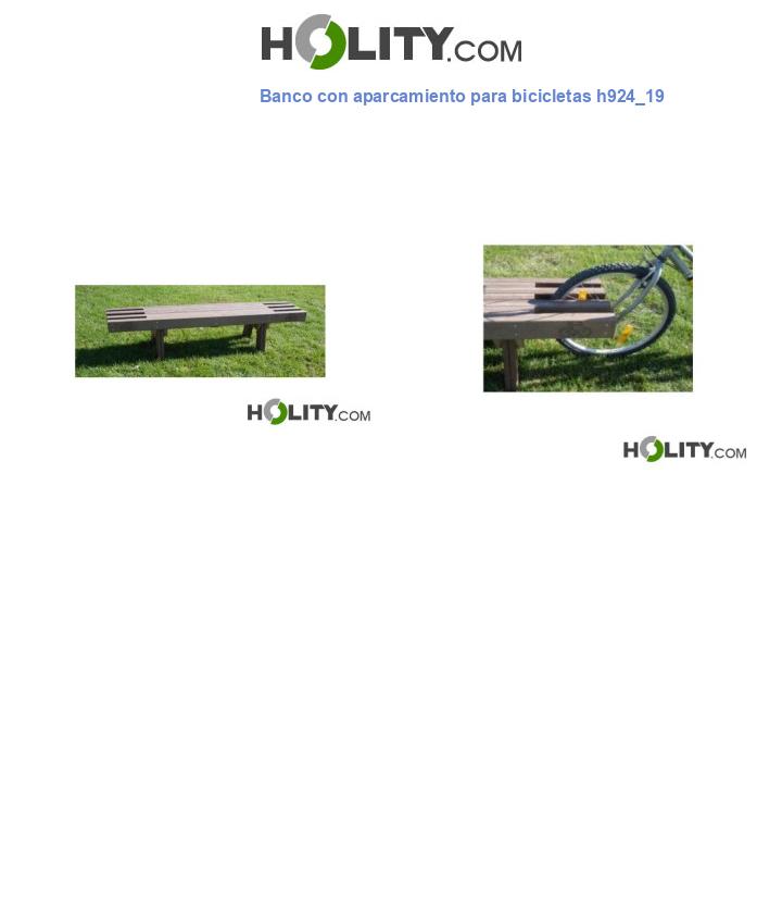 Banco con aparcamiento para bicicletas h924_19