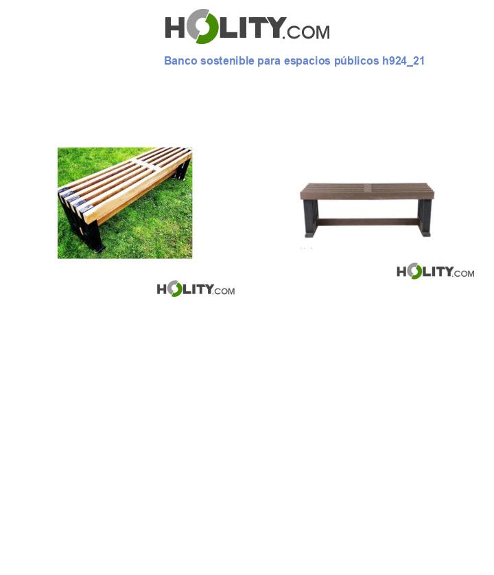Banco sostenible para espacios públicos h924_21