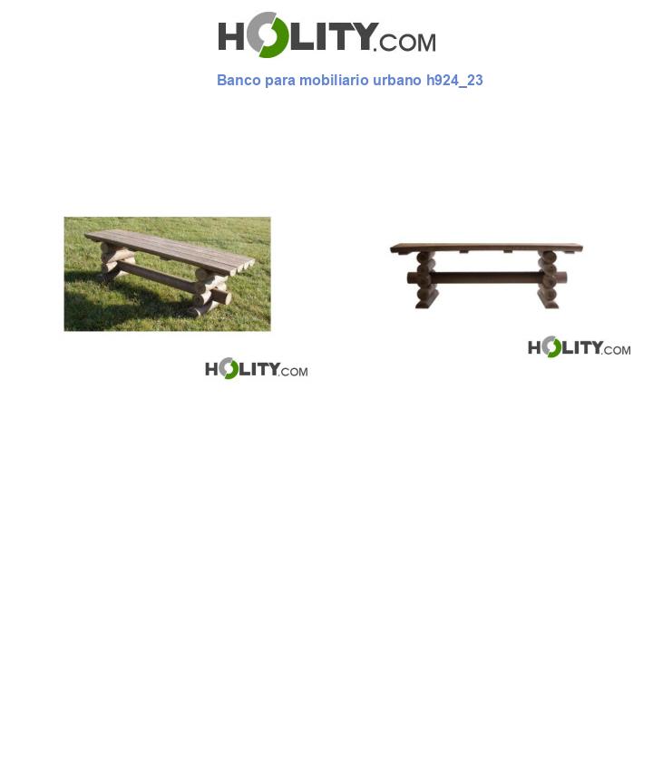 Banco para mobiliario urbano h924_23