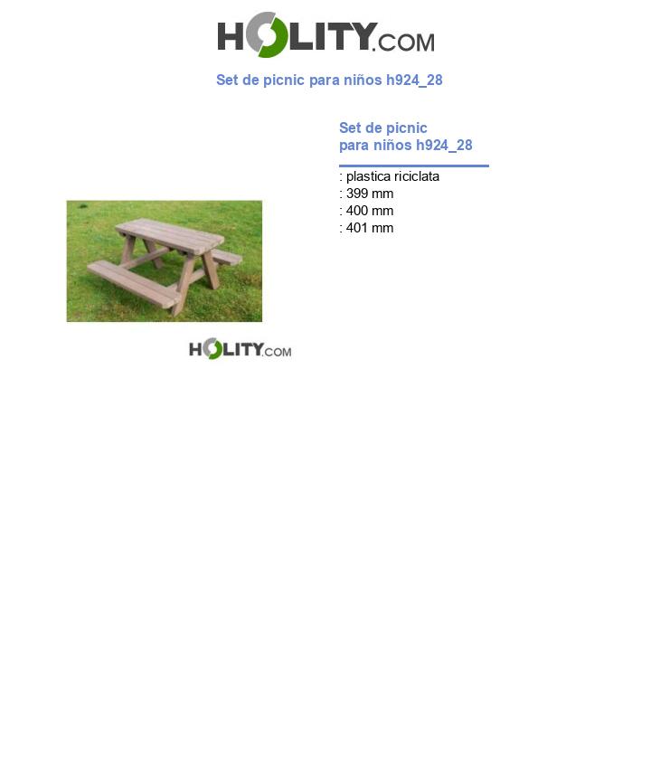 Set de picnic para niños h924_28