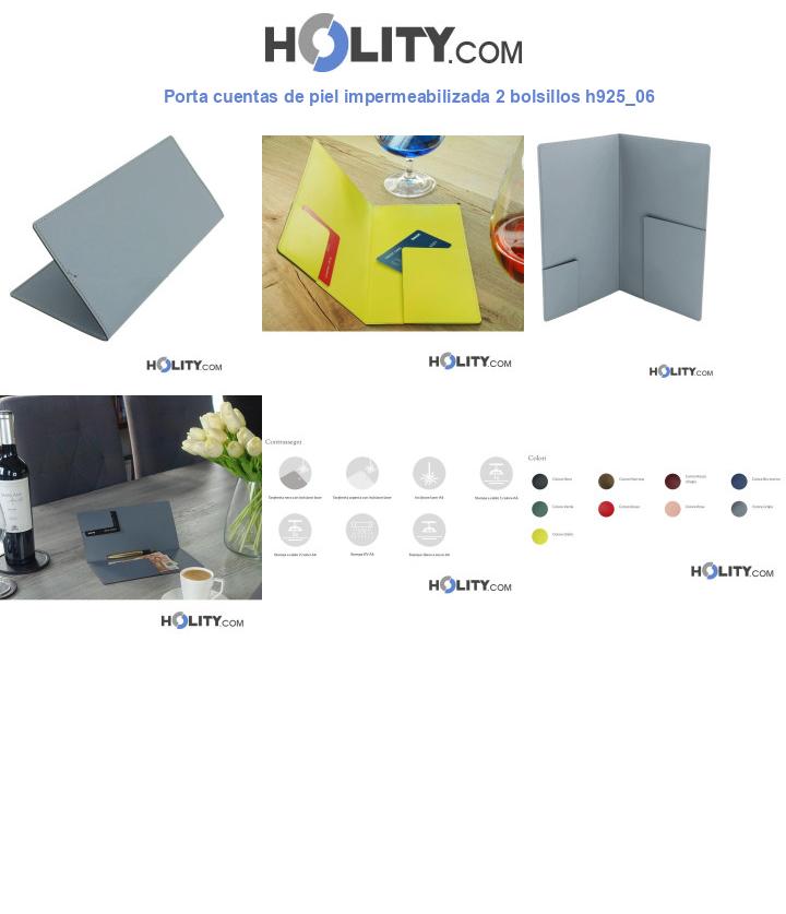 Porta cuentas de piel impermeabilizada 2 bolsillos h925_06