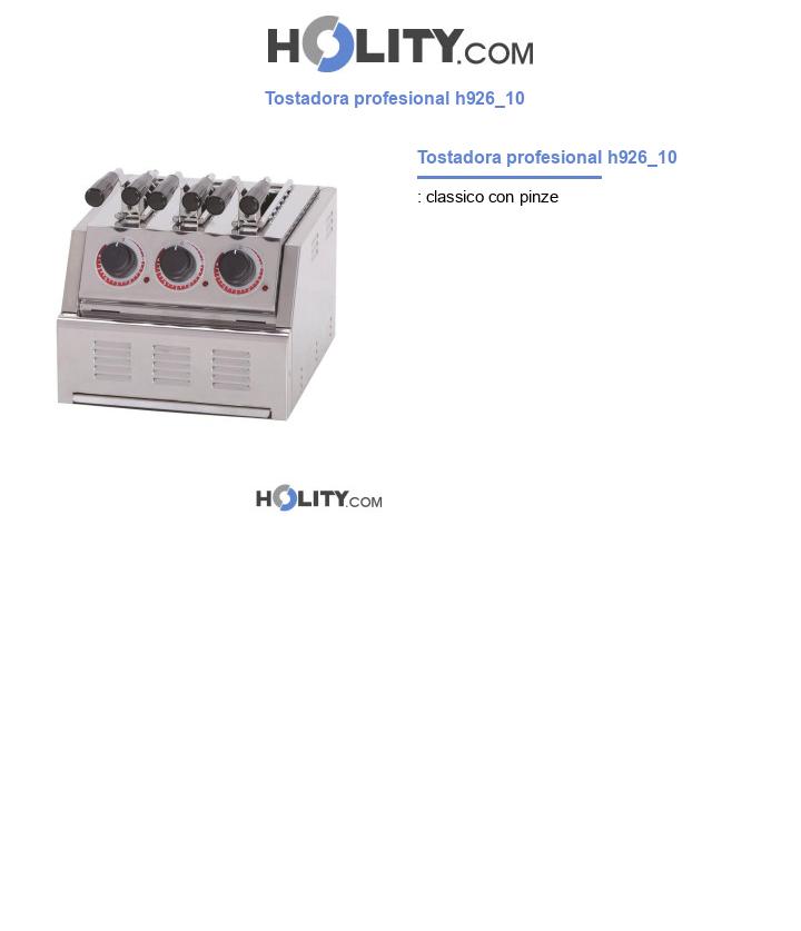 Tostadora profesional h926_10
