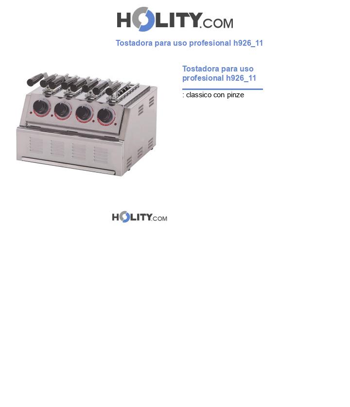 Tostadora para uso profesional h926_11