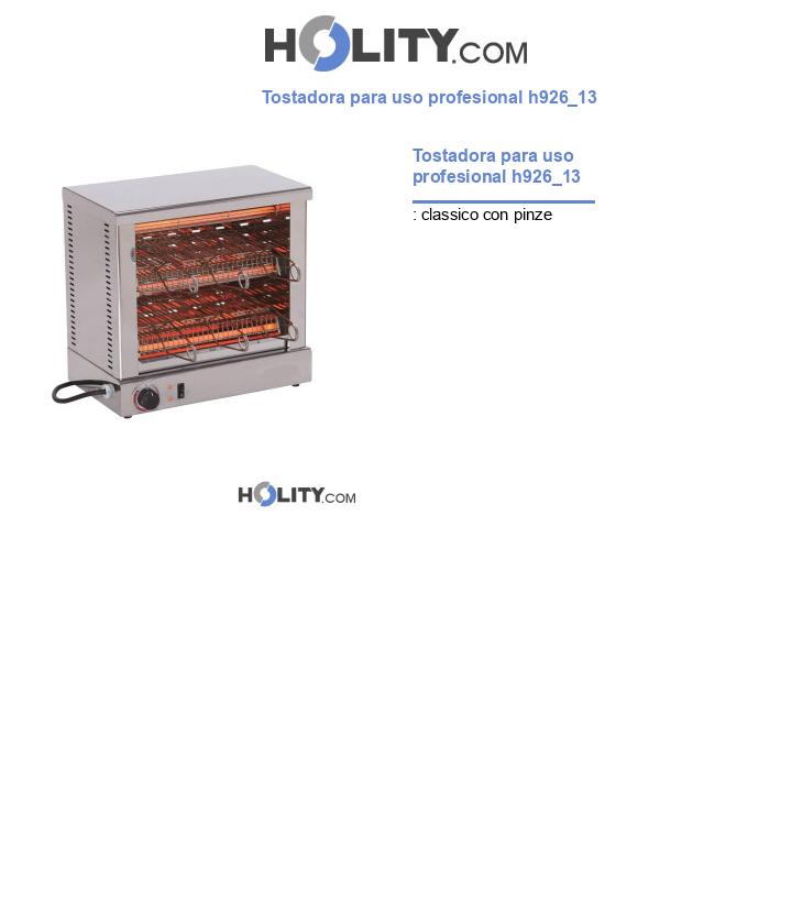 Tostadora para uso profesional h926_13