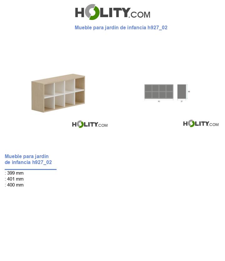 Mueble para jardín de infancia h927_02