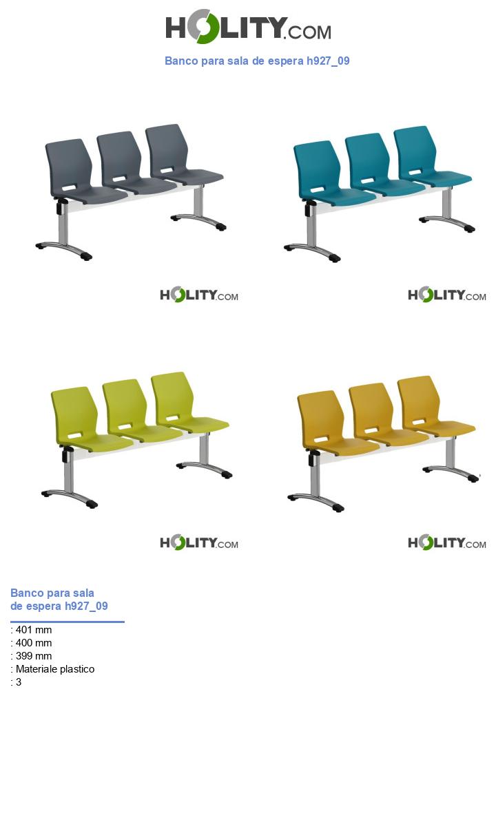 Banco para sala de espera h927_09