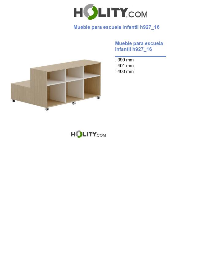 Mueble para escuela infantil h927_16