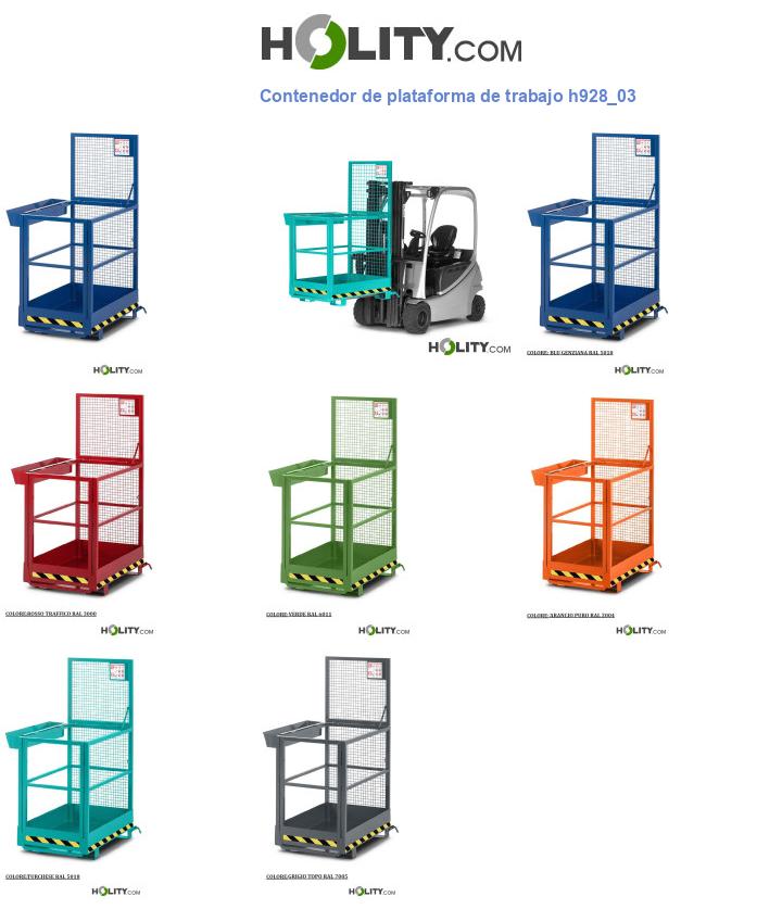 Contenedor de plataforma de trabajo h928_03