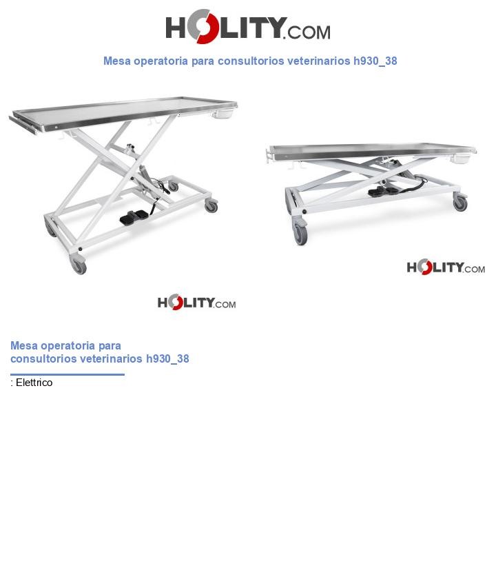 Mesa operatoria para consultorios veterinarios h930_38