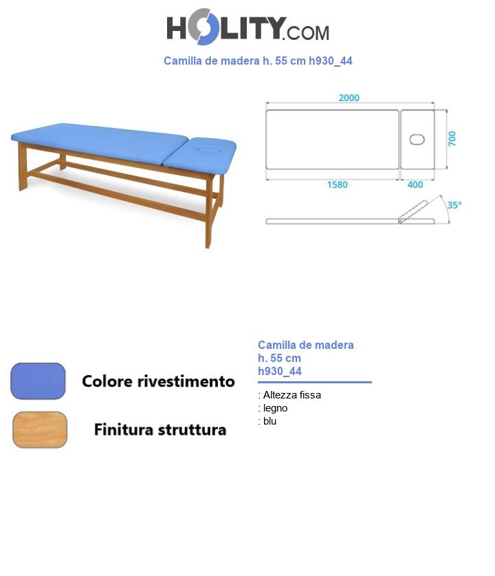 Camilla de madera h. 55 cm h930_44