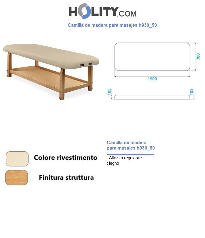 Camilla de madera para masajes h930_50