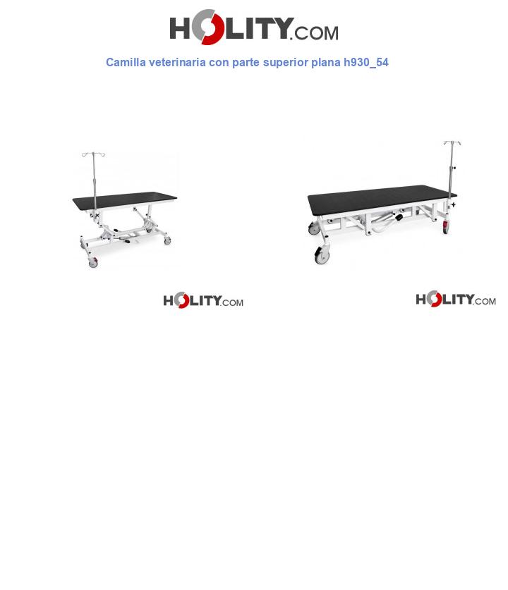 Camilla veterinaria con parte superior plana h930_54