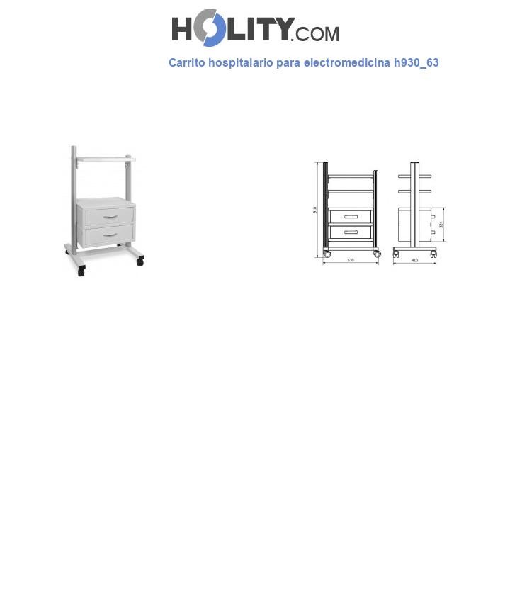 Carrito hospitalario para electromedicina h930_63