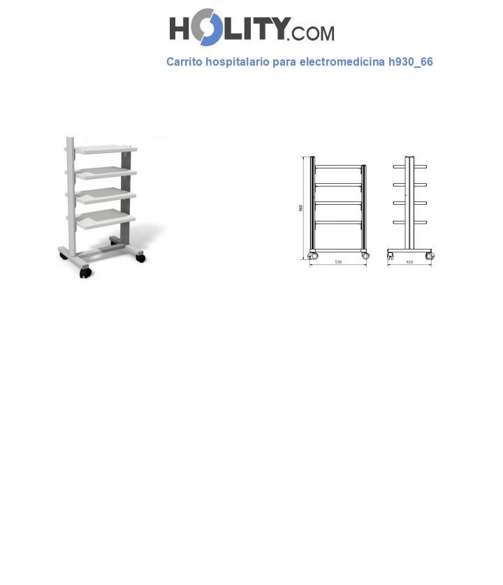 Carrito hospitalario para electromedicina h930_66