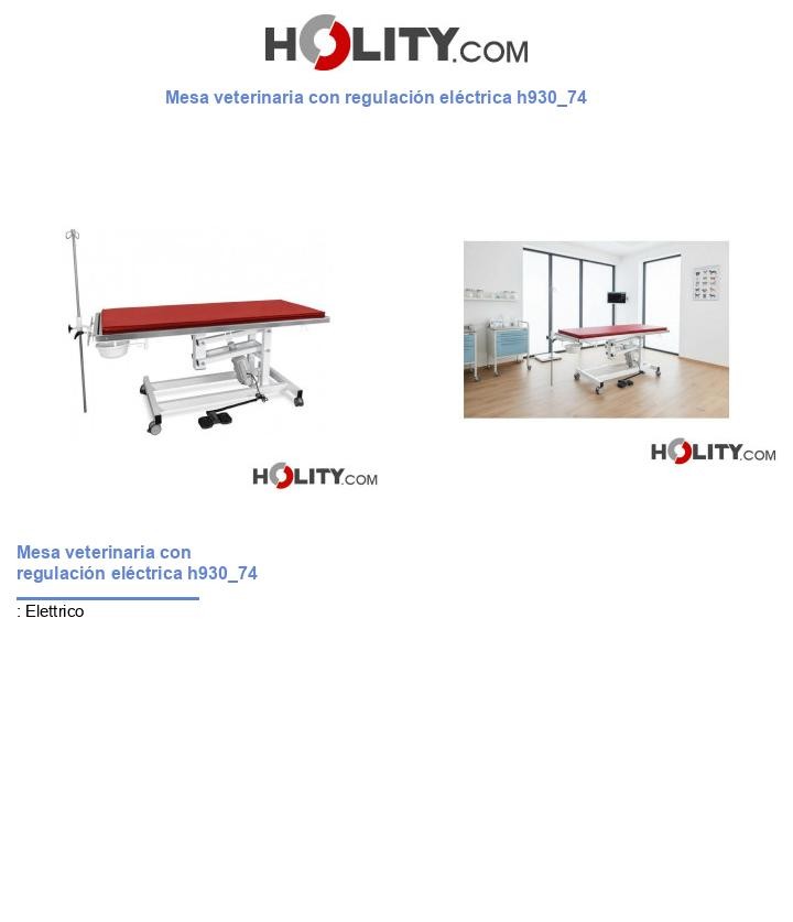 Mesa veterinaria con regulación eléctrica h930_74