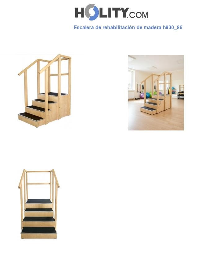 Escalera de rehabilitación de madera h930_86