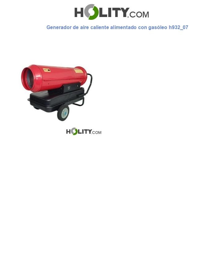 Generador de aire caliente alimentado con gasóleo h932_07
