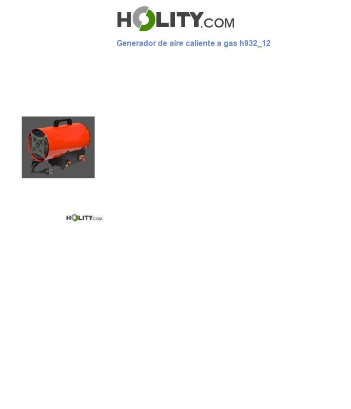 Generador de aire caliente a gas h932_12