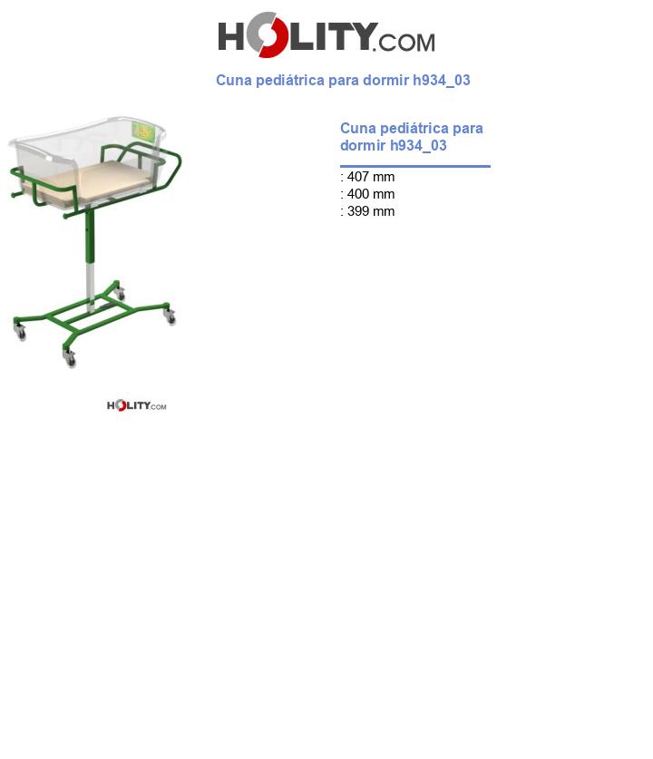 Cuna pediátrica para dormir h934_03