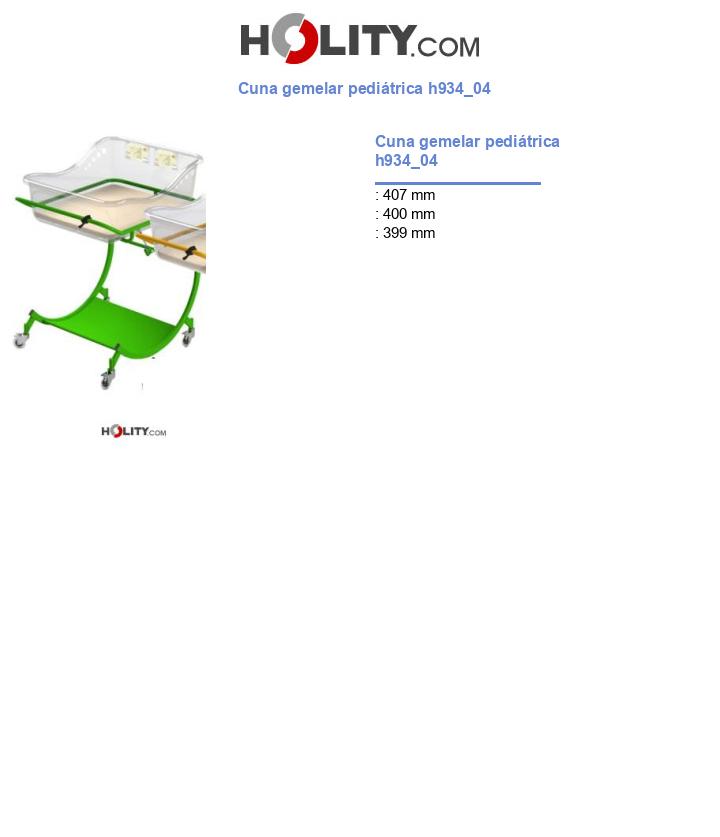 Cuna gemelar pediátrica h934_04